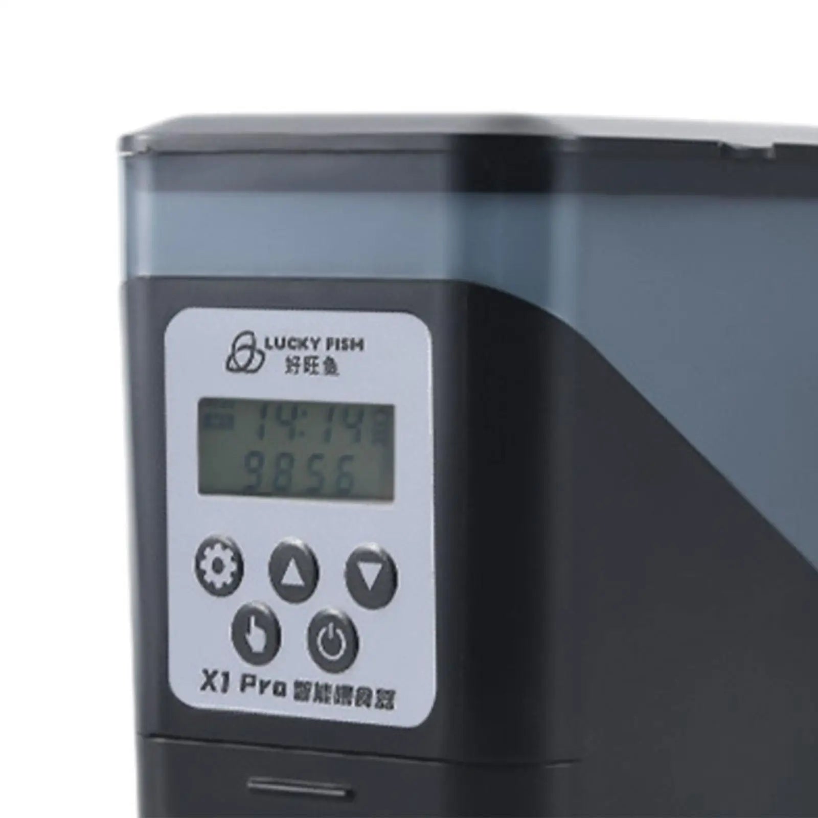 Automatic Fish Feeder Large Capacity Waterproof Timer Feeding Clear Zpaxo