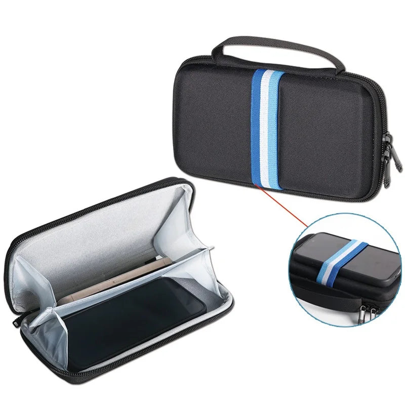 Hard Cell Phone Case for 2 Mobile Phones Bag Universal Compatible For Smartphone Dual Phone Case for Two Phones Case Holder Zpaxo