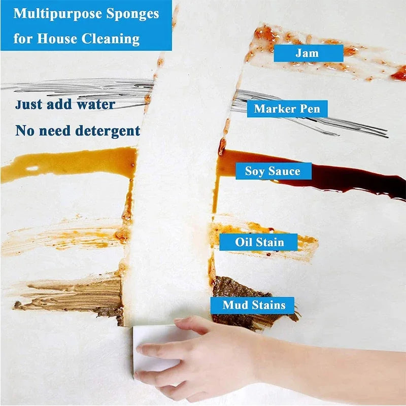 Magic Sponge Eraser Melamine Cleaner Kitchen Office Bathroom Cleaning