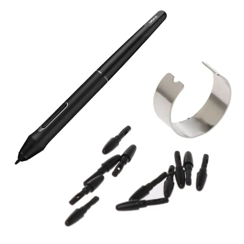Passive Graphic Drawing Pad Pen Nibs for XP-Pen H640P VEIKK A30 A50 Tablet Digital Pen Tips , 10-Pack Black Zpaxo