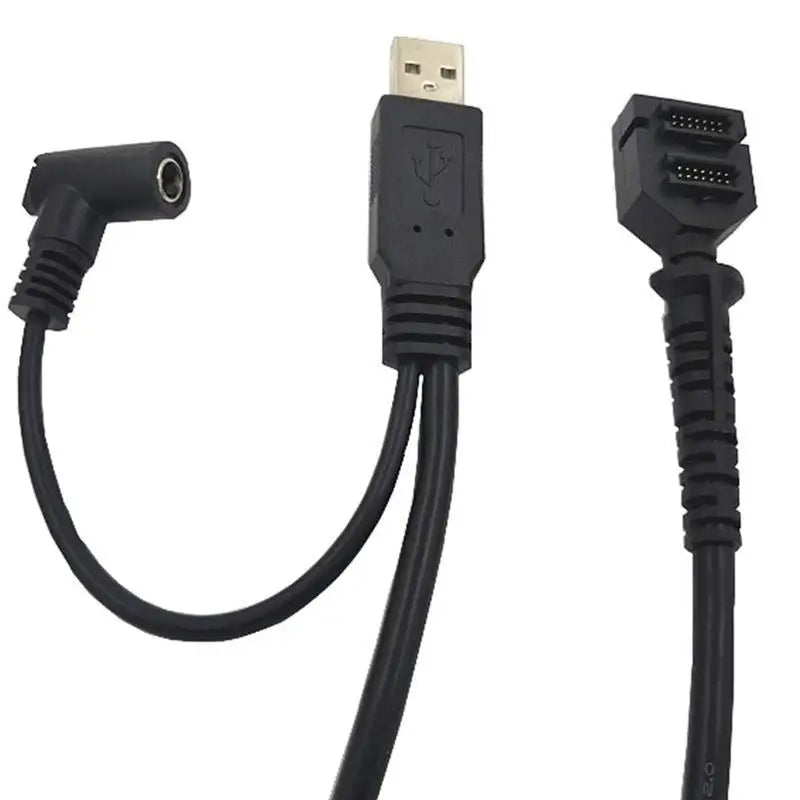 Scanline Double 14pin IDC DC5521 Female Power USB 2 0 AM Cable VX805 Zpaxo China Mainland