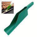1pc, Gutter Getter Scoop Cleaning Roof Tool Flex Fit Dirt Debris Remove Multi Use Eaves Garden Leaf Gutter Spoon Shovel Supplies Zpaxo green