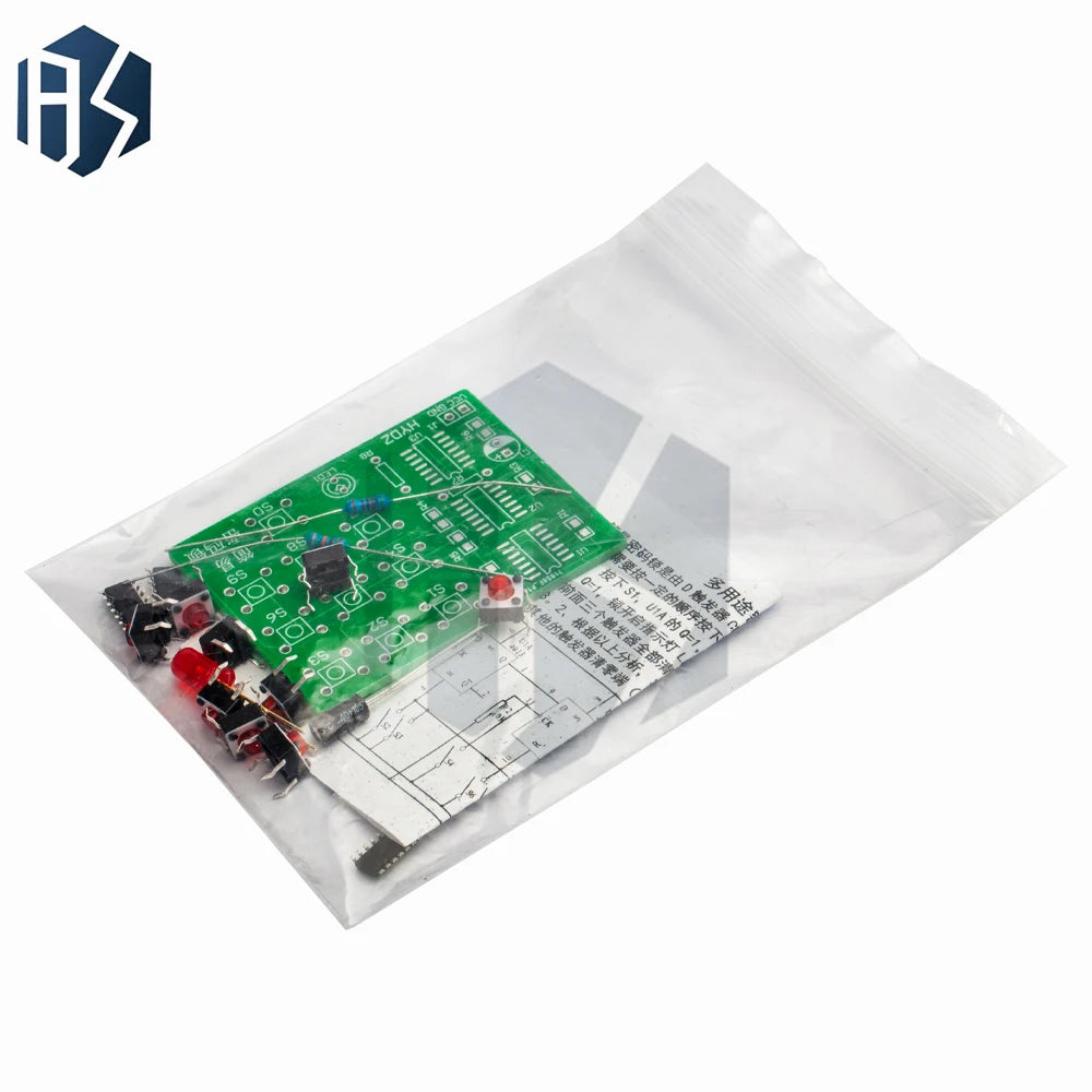 DIY Multifunctional Electronic Password Lock Kit, Electronic Experiment Learning Module for Students Zpaxo