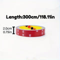 Extra-Strong Double-Sided Car Adhesive Tape Waterproof High Temp Traceless Acrylic Foam Fixing Sealing Tape Car Household Use Zpaxo 20mm