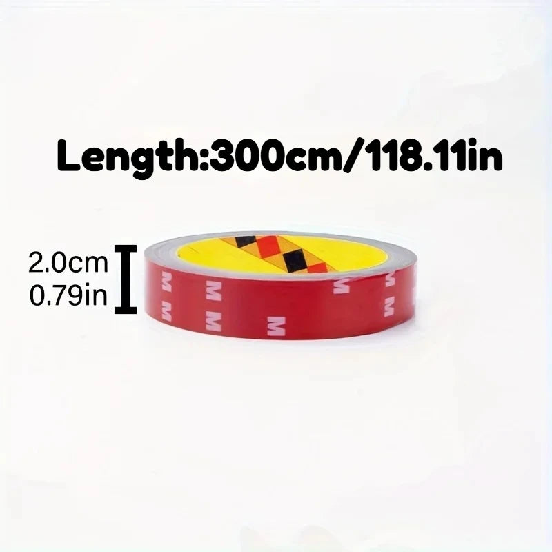 Double Sided Tape Extra Strong Adhesive Car Special Tear Off Without Leaving Traces High Viscosity Mounting Fixing Sticky Zpaxo 20mm as show as show
