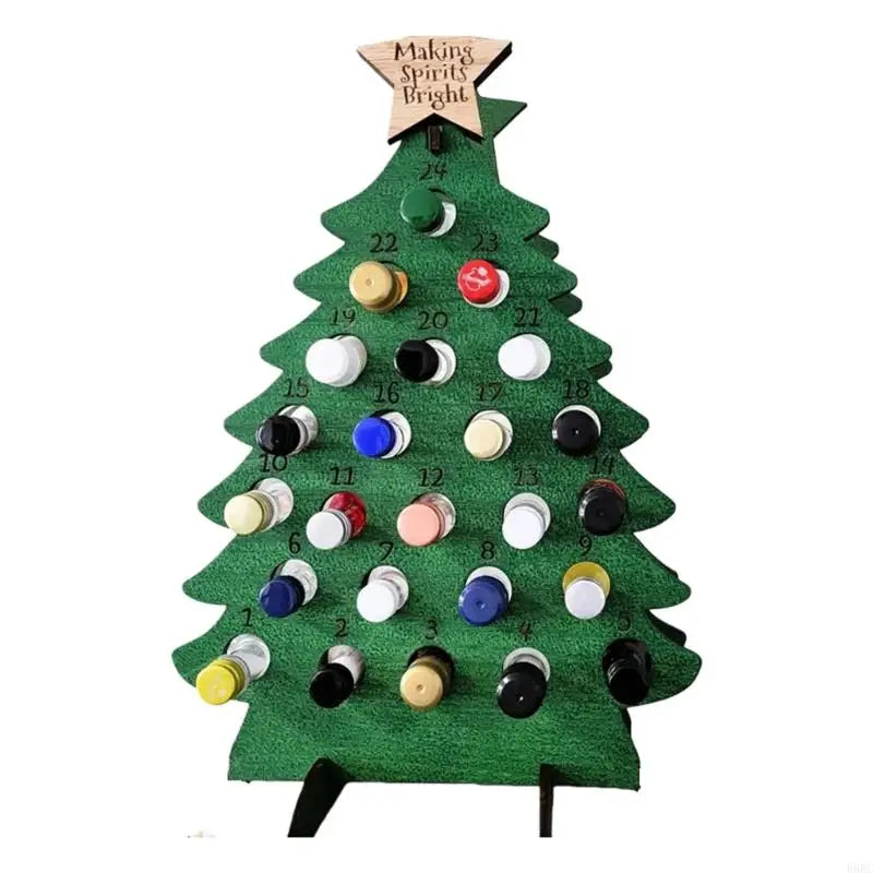 Christmas Count Down Calendar Natural Design Accommodates 24 Zpaxo Green China Mainland