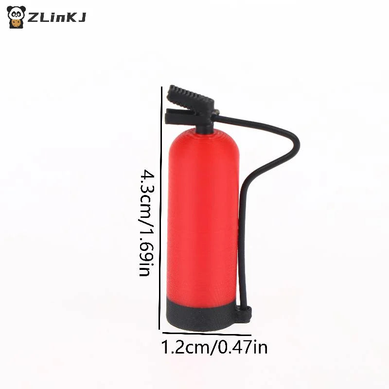 1/2/5Pcs Miniature Simulation Fire Extinguisher Ornament Dollhouse Miniature Scene Decor 1/12 Scale Dolls House Photography Prop Zpaxo