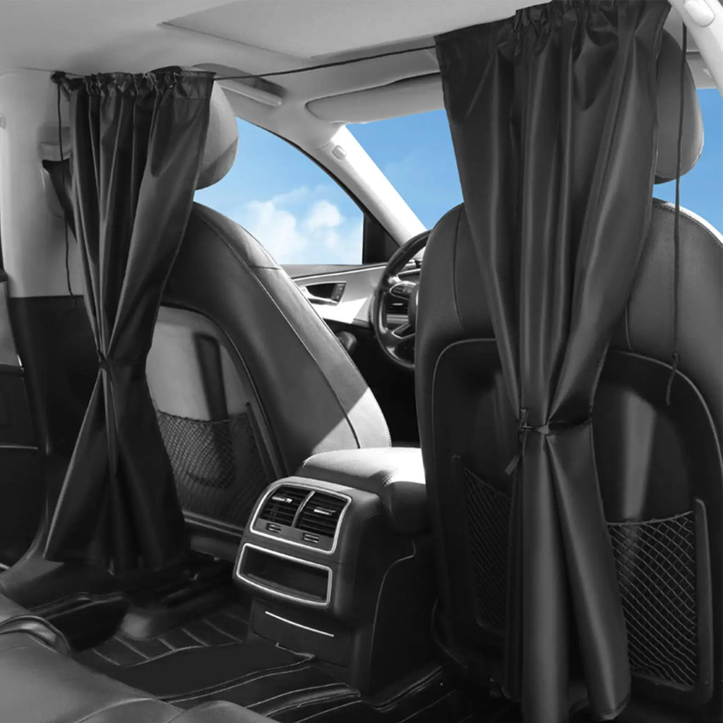 3-Piece Car Privacy Curtains – Universal Window Sunshades Car Window Curtains Zpaxo