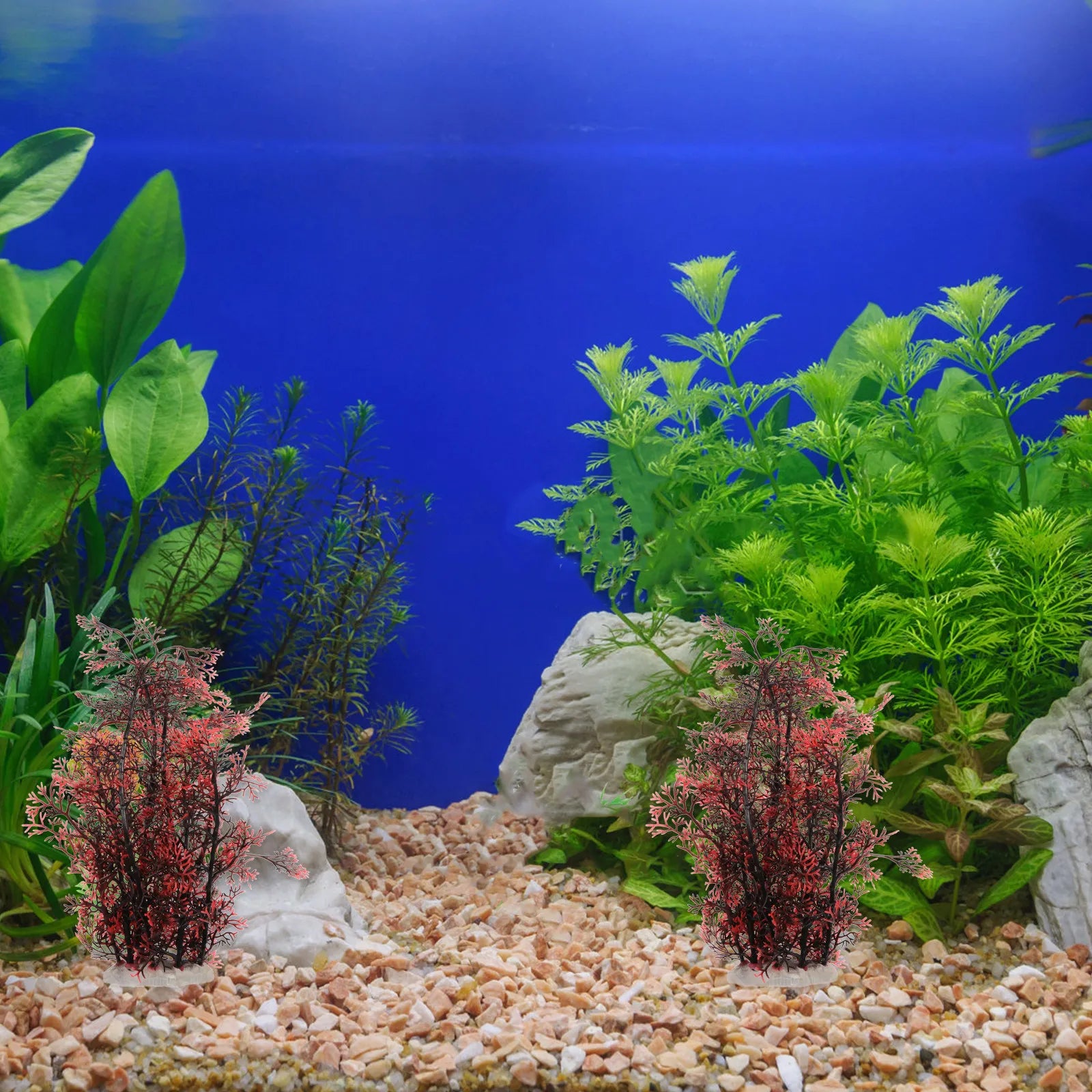 Aquarium Plastic Plants Artificial Seaweed Simulation Water Fish Tank