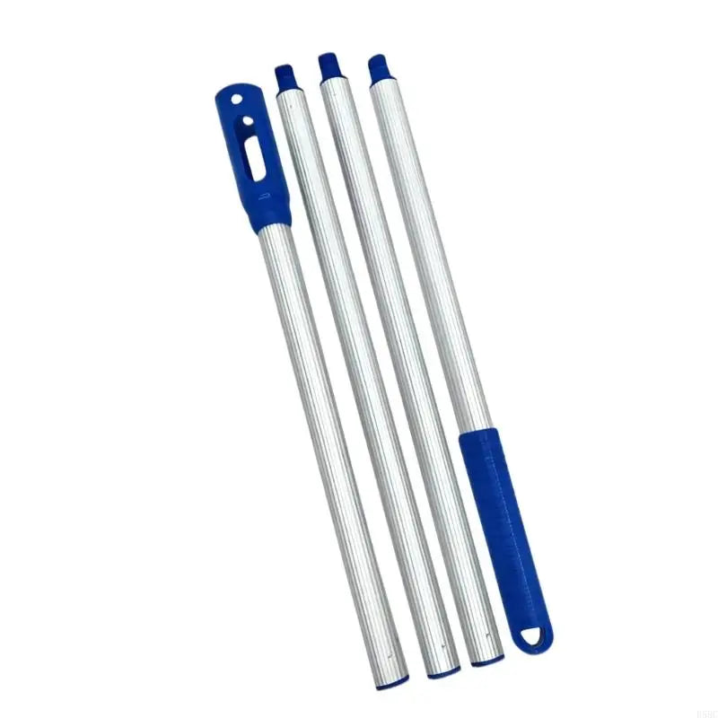 Adjustable Length Pool Skimmer Rod Poles for Various Sizes Nonslip Grip Aluminum Zpaxo