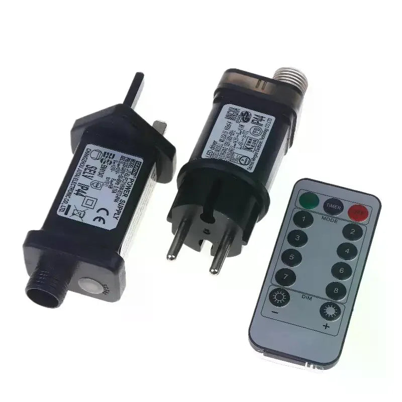 EU UK US Plug Switch Adapter Waterproof Laser Lighting Power Supply Zpaxo