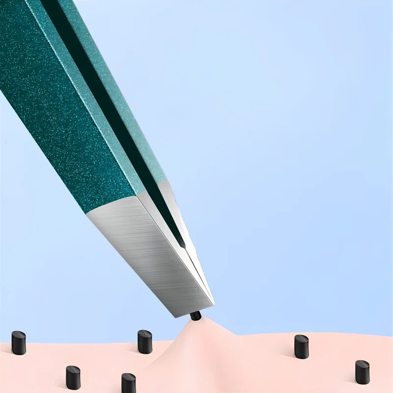Precision Flat Tweezers Storage Box Suitable Men Women Hair Removal