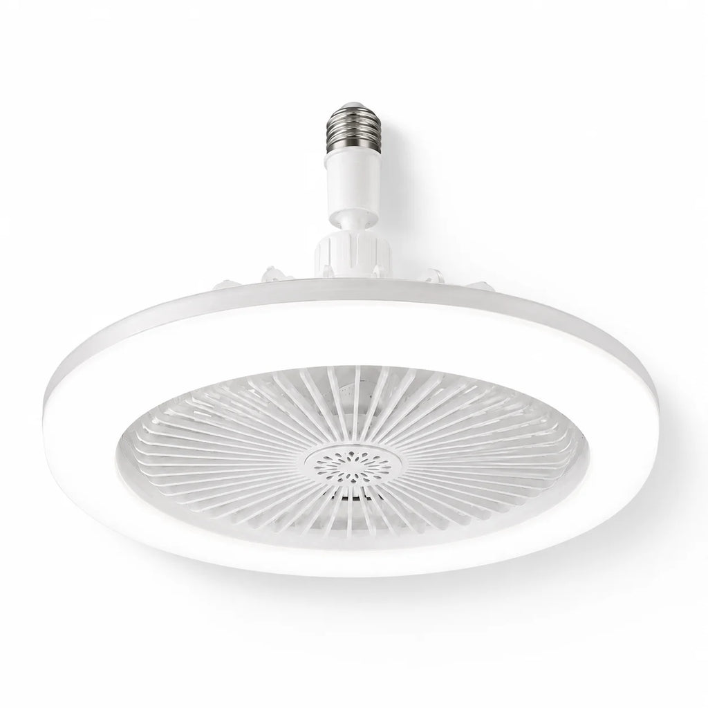 3 in 1 E27 Ceiling Fan Light with Remote Control Rotatable LED Lamp Converter Base for Bedroom Living Room Kitchen Home Decor Zpaxo