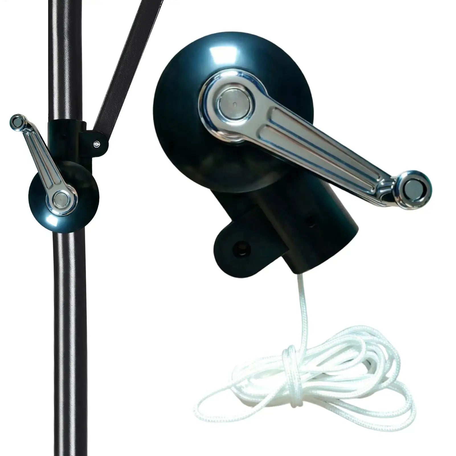 Umbrella Crank Replacement Convenient Weatherproof Patio Umbrella Crank Handle for Men Women Adults Outdoor Garden Market Beach Zpaxo Default Title