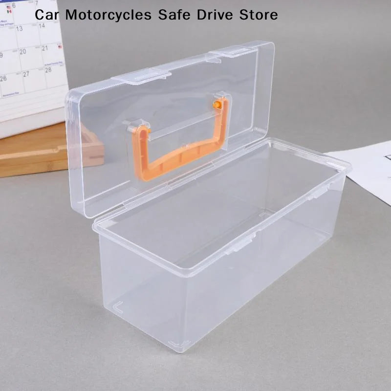 Professional Plastic Tool Organizer Transparent Parts Storage