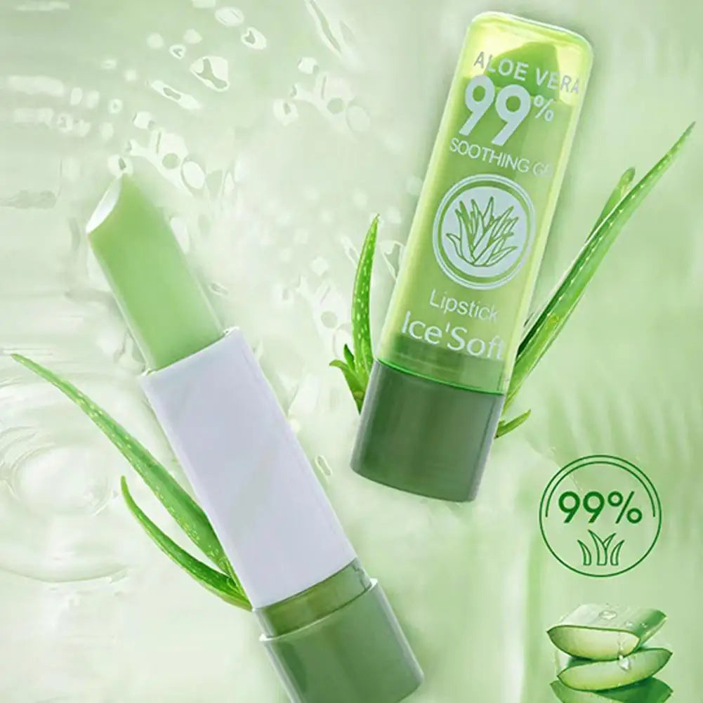Aloe Vera Color Changing Lip Balm – Moisturizing & Nourishing Color Changing Lip Balm Zpaxo