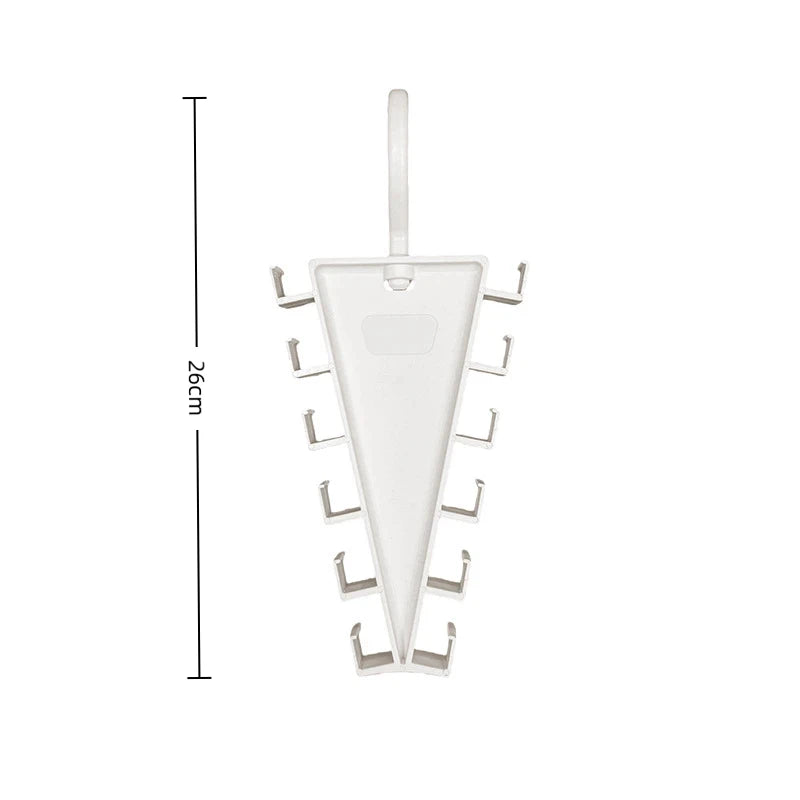 CMDouble Sided 12 Hooks Storage Rack V Shaped Baseball Cap Holder