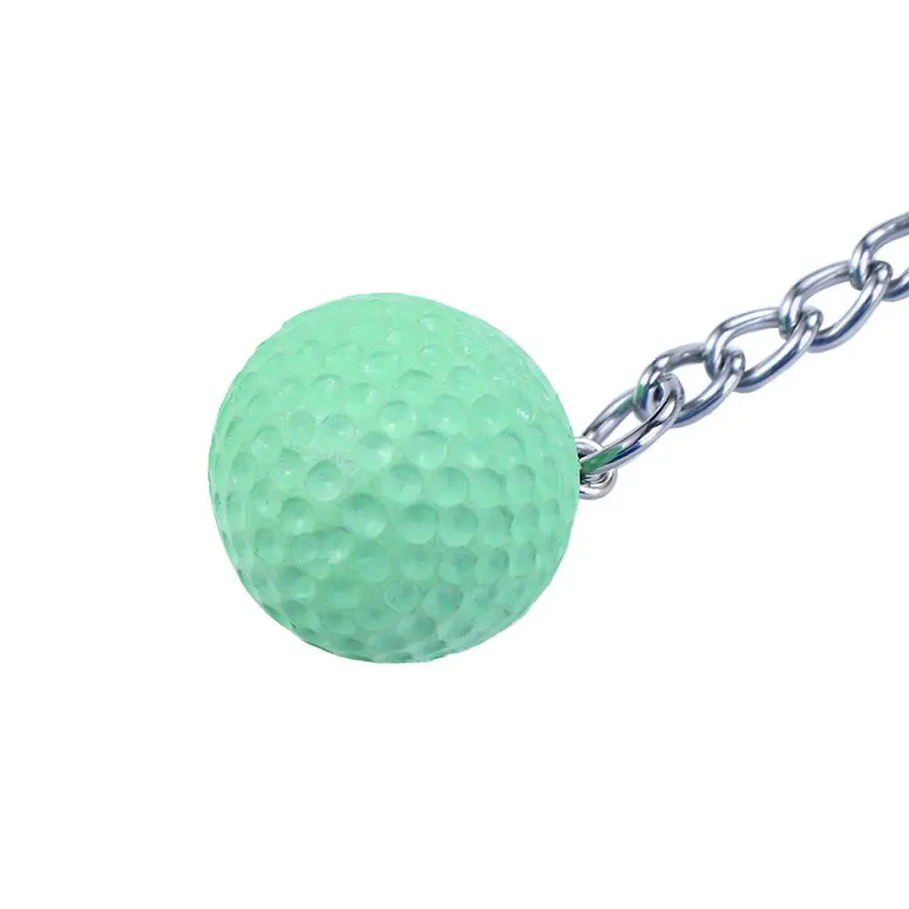 Women Girl Creative Car Key Chain Jewelry For Gift Bag Charms Golf Ball Key Chain Metal Keychain Ball Pendant Mini Golf Racket Zpaxo
