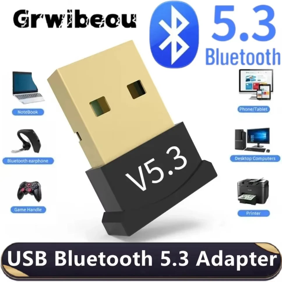 5 3 Bluetooth Adapter USB Desktop Computer 4 0 Drive Wireless 1 Zpaxo