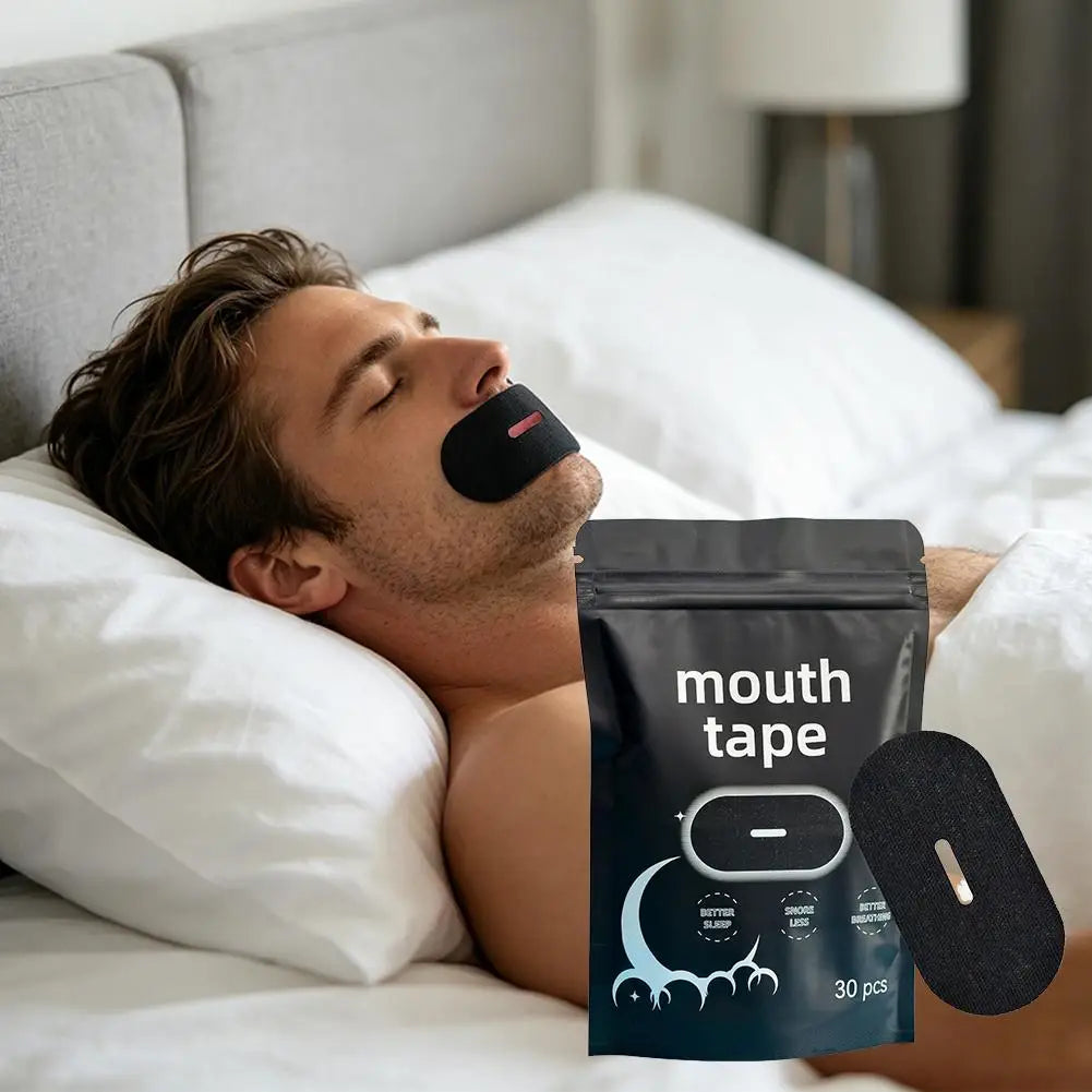 30-Pack Anti-Snoring Mouth Strips | Breathable Sleep Tape Anti-Snoring Sleep Strips Zpaxo