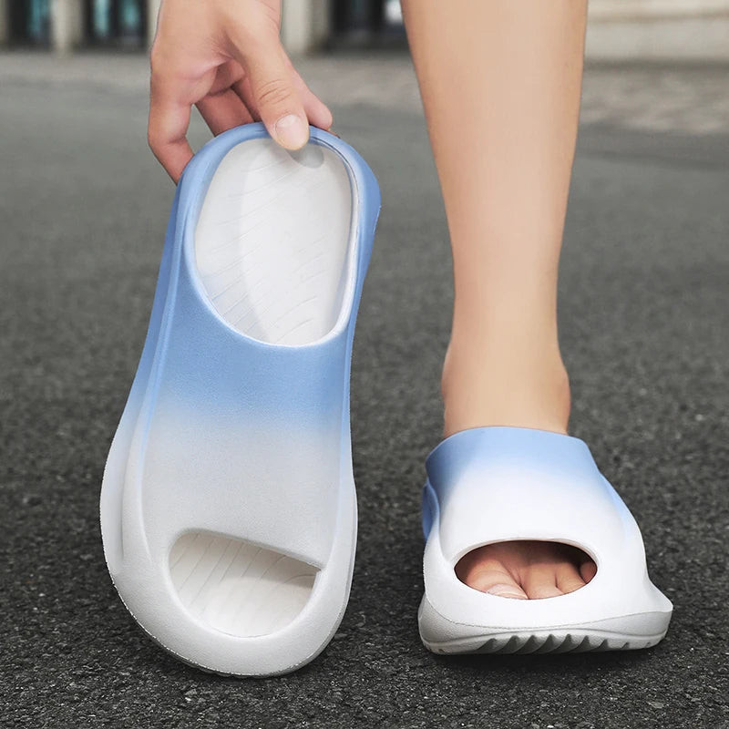 Men's Slippers Comfortable Lightweight Soft Sole Casual Slides Indoor