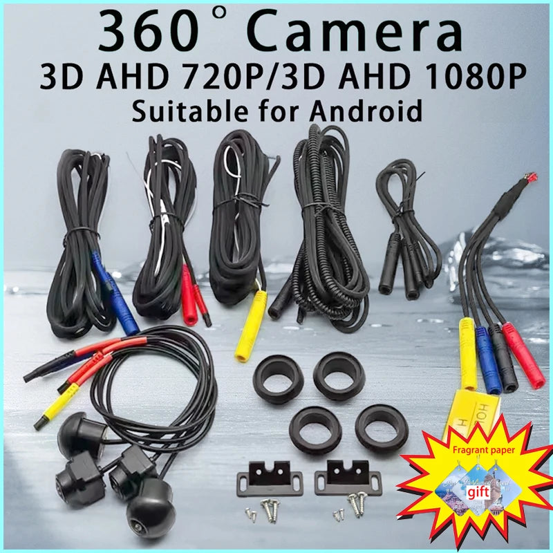 Car Android Multimedia Built-in 360 Panoramic Image System 3D