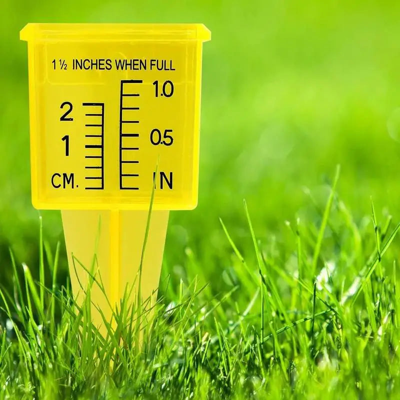 Water Rain Gauge Rainwater Rainfall Garden Outdoor Meter Plastic