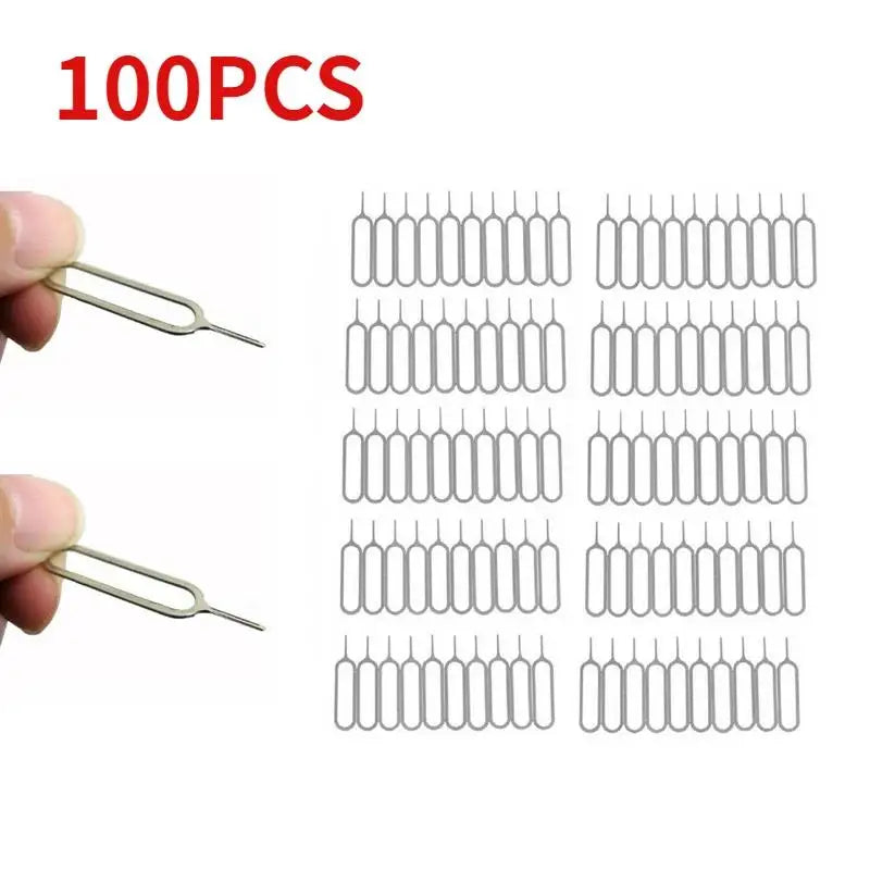 1 10 50 Universal Anti-lost Sim Card Pin Eject Needle Remover Iphone Zpaxo 100PCS