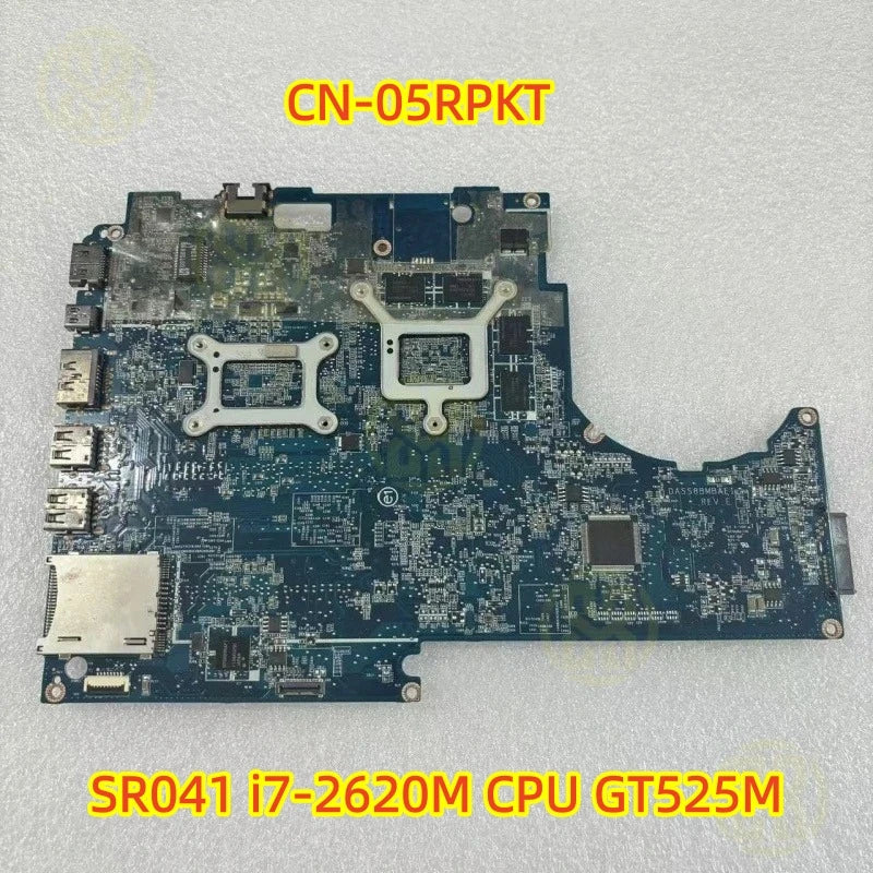 CN-05RPKT 05RPKT DASS8BMBAE1 Motherboard i7-2620M GT525M 2GB Dell XPS
