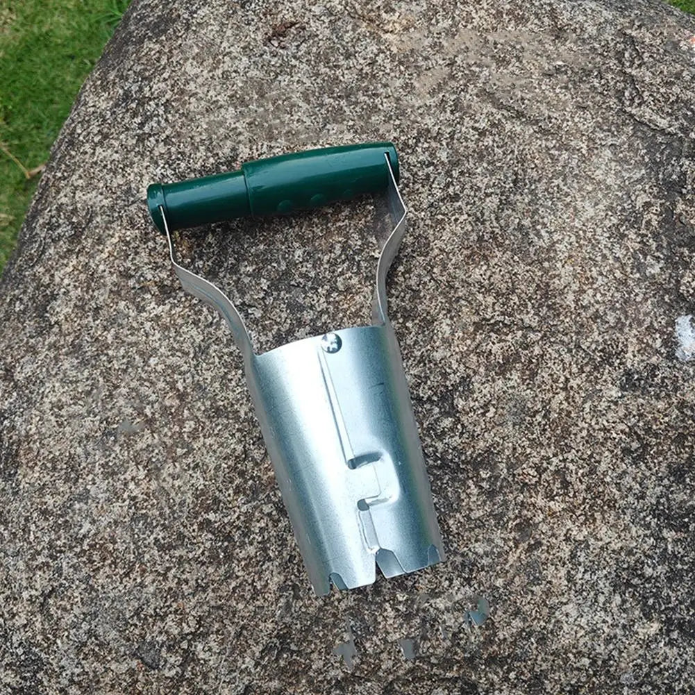 Handheld Seedling Transplanter Tube Hole Punch Digger Garden Tool Seedling Transplanter Zpaxo
