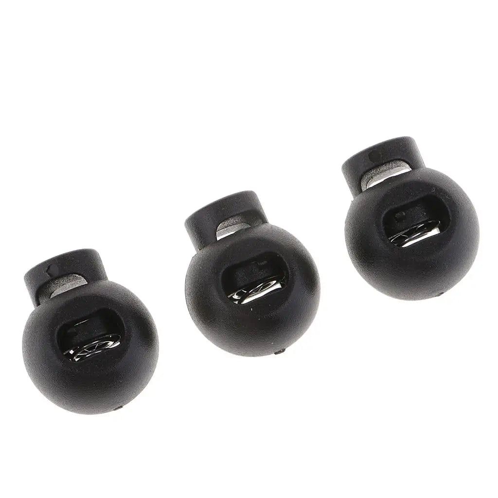Toggle Spring Stop Plastic Cord Lock Single Hole End Secure Stoppers Zpaxo