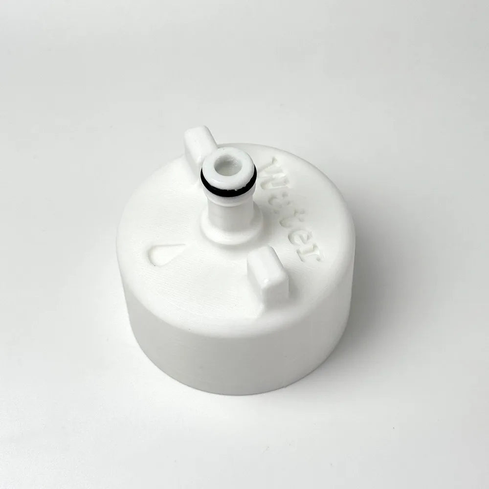 Solid Material Portable RV Water Filling Adapter Lightweight Outdoor Zpaxo White