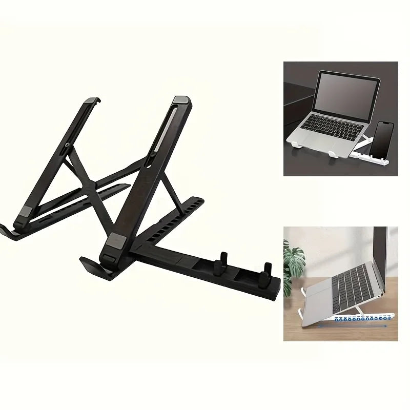2-in-1 Adjustable Laptop Tablet Stand Phone Pen Holder Lightweight