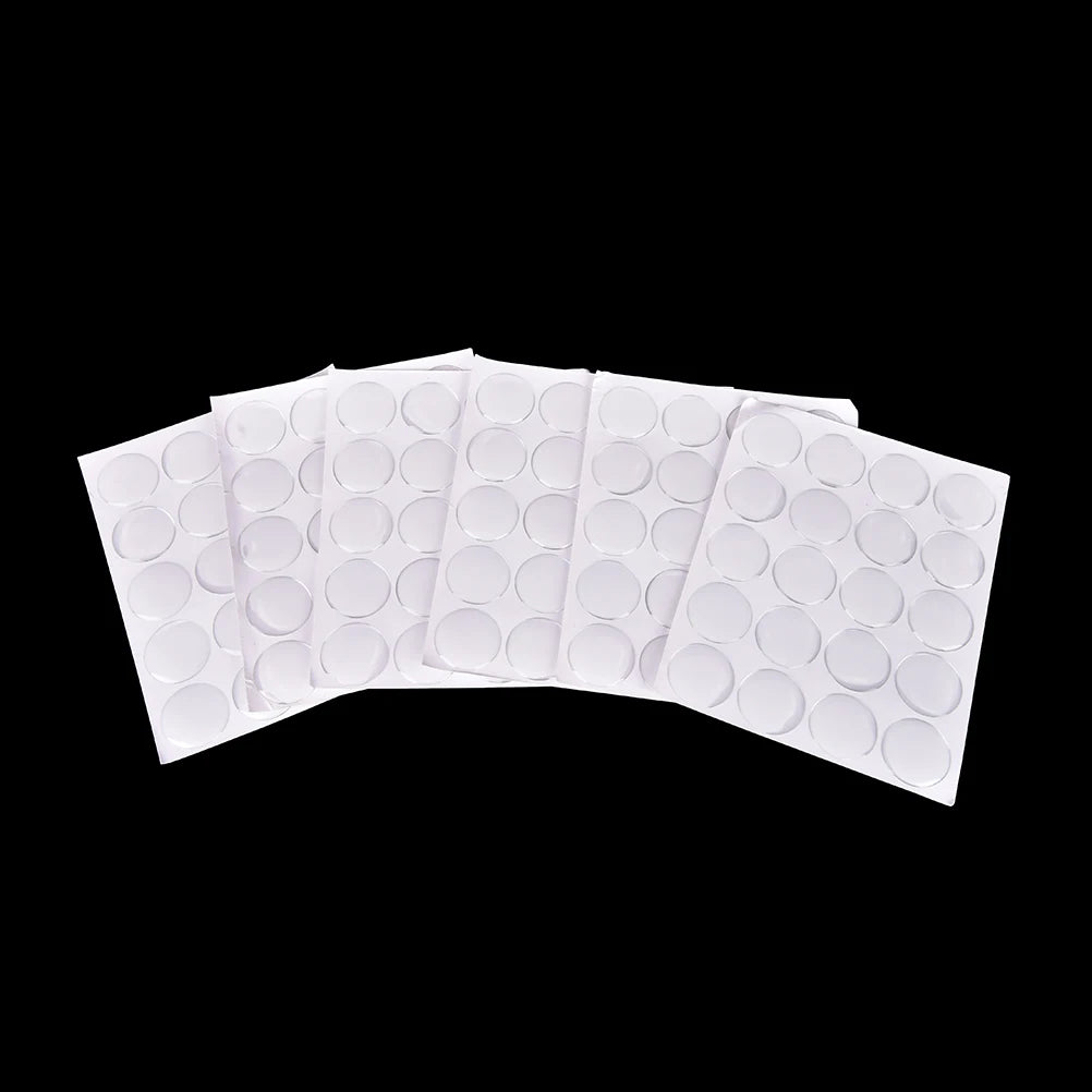 ▶100PCS 1" Round 3D Crystal Clear Epoxy Adhesive Circles Dome Sticker Bottle Cap DIY Jewelry Making Accessories Zpaxo transparent