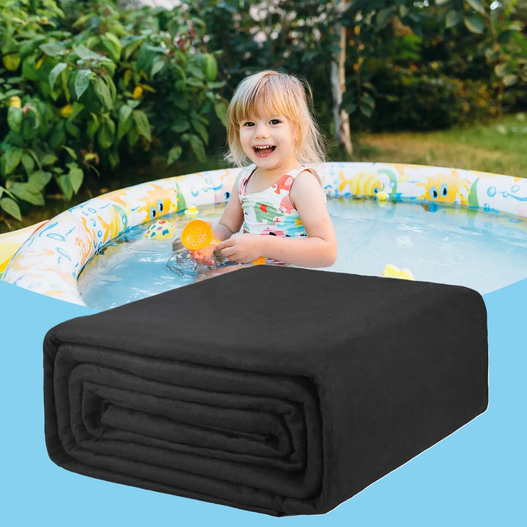 Round Pool Ground Pad Foldable Puncture-proof Protective Mat