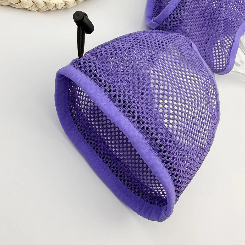 Cat Mesh Muzzle – Breathable Anti-Bite Adjustable Face Cover Cat Grooming Muzzle Zpaxo