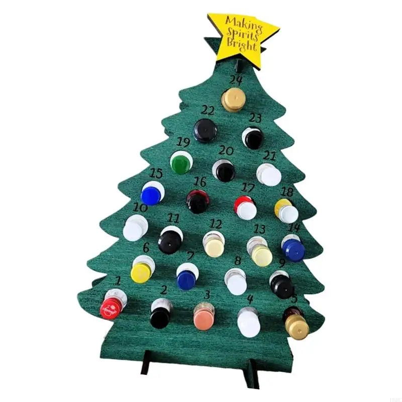 Christmas Count Down Calendar Natural Design Accommodates 24