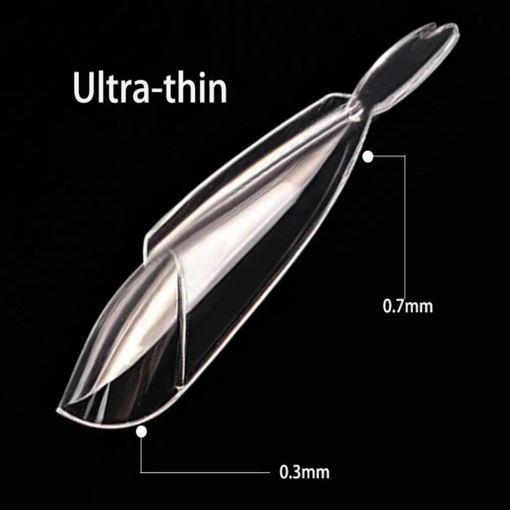 14 Sizes French Nail Dual Form Inner Line Reusable Extension Mold Zpaxo