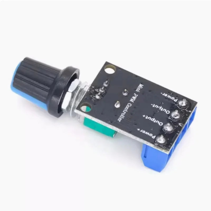 PWM DC motor speed regulator 5V-16V12V speed control switch LED dimming speed control module 10A with switch Zpaxo