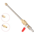 High Pressure Car Washer Extension Wand Metal Jet Corrosion Resistant Washer Gutter Cleaner 1/4 Inch Washer Valve Wand Zpaxo Style 4