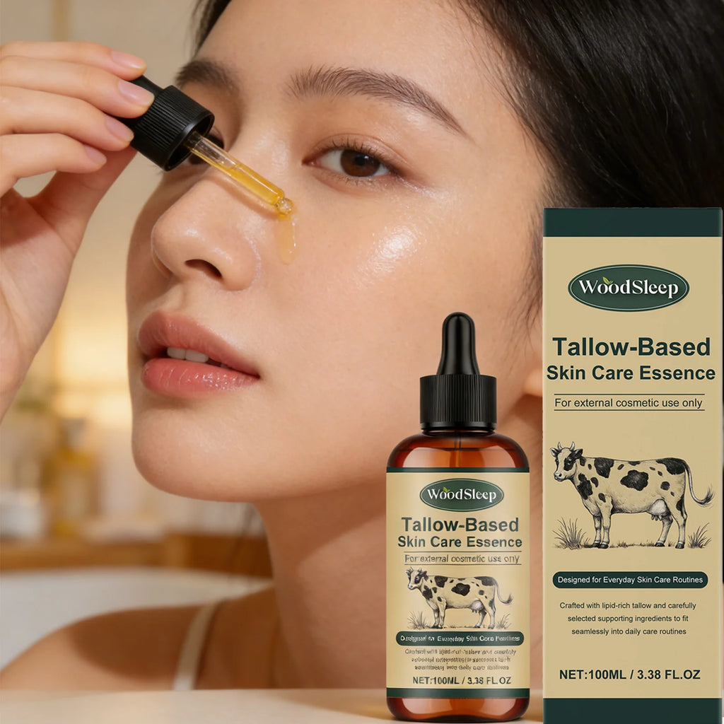 Beef tallow Facial oil Winter skincare Dry skin remedy Deep Hydration Lock Oil based moisturizer Long Lasting Moisturization Zpaxo