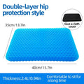 Gel Seat Cushion Summer Breathable Honeycomb Design Pressure Relief