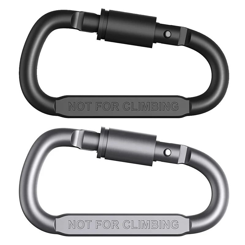 6pcs Carabiner Chip Camping Survival EDC Daily Keychain Key Chain Tactical Alloy Aluminum Caribiner Hook Outdoor Karabiners Hook Zpaxo