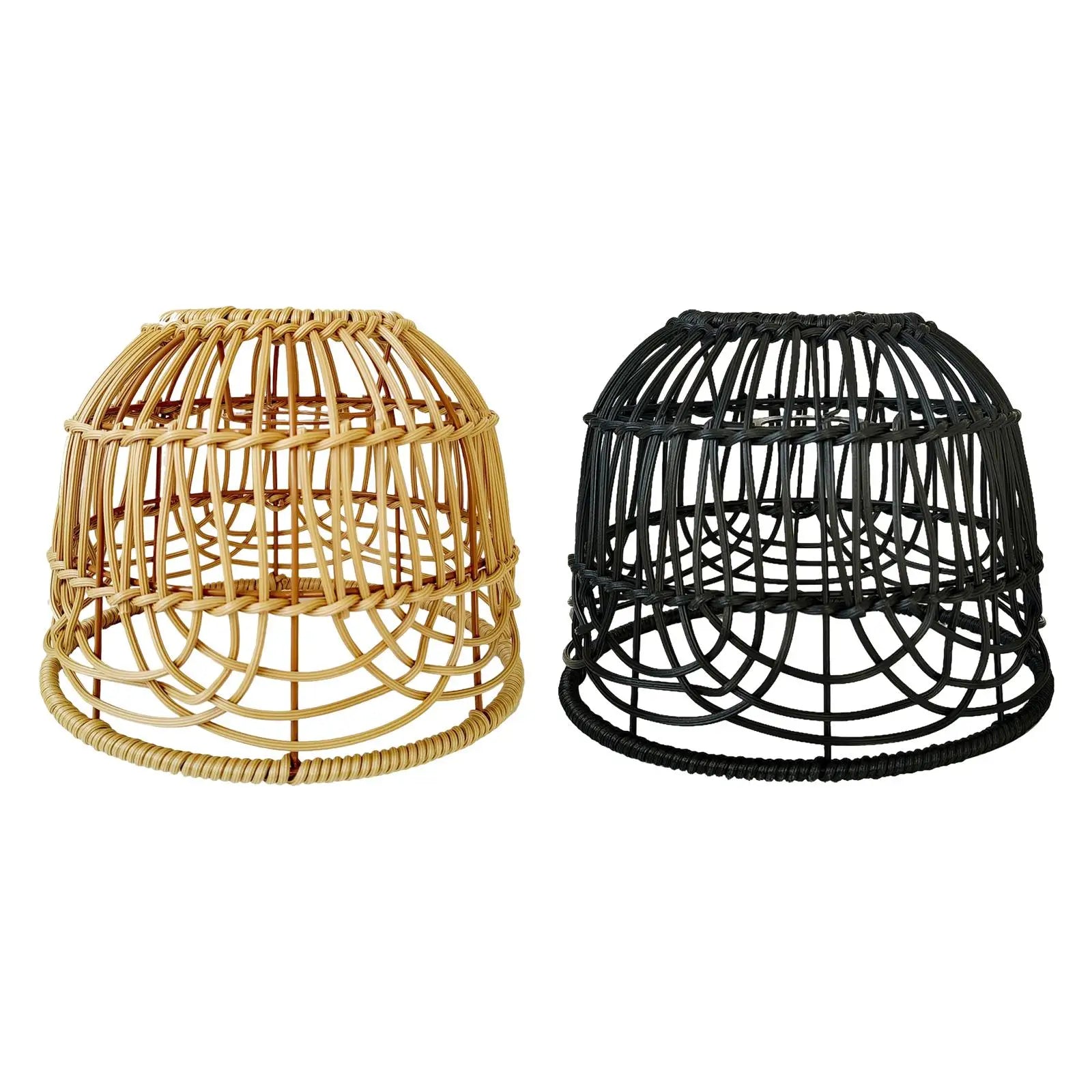 Lampshade Light Fixture Natural Chandelier Ceiling Pendant Shade Zpaxo black
