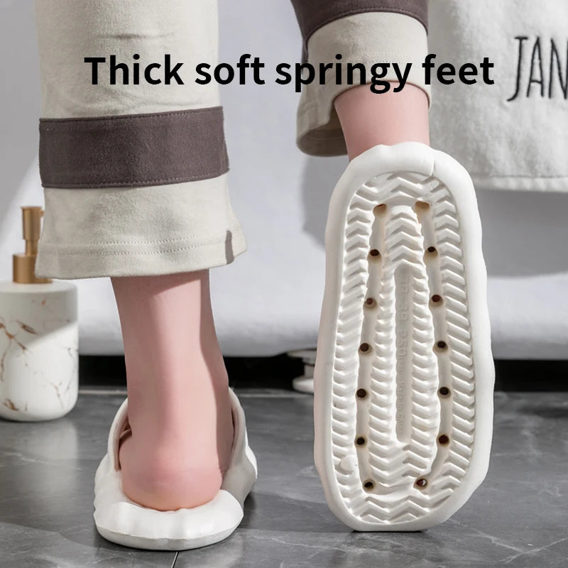 Women's Quick-dry Bathroom Slippers Home Use Summer Couple EVA Light
