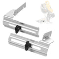 Crown Molding Cutting Tool Miter Saw Stop Gauge Vertical Precision Trim Positioner for DeWalt Woodworking Angle Guide Accessorie Zpaxo 2pcs