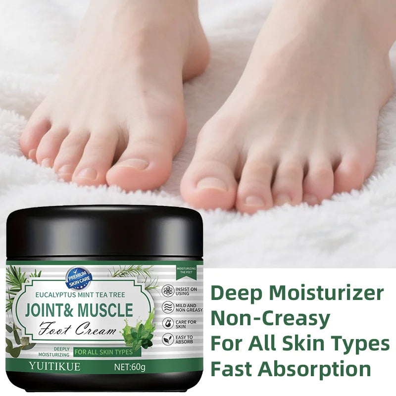 Eucalyptus Mint Tea Tree Foot Cream 60g – Moisture & Muscle Care Foot Cream Zpaxo