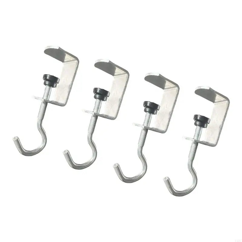 4 6 Adjustable Desk Handbag Hooks Heavy Duty Hook Space Saving Home