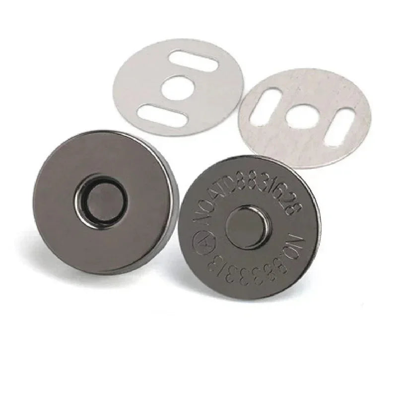 10sets Lot Magnetic Snap Fasteners Clasps Buttons Handbag Purse