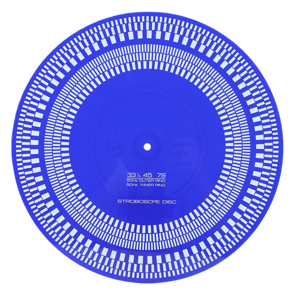 Turntable Strobe Disc X Calibration Double Sided 33 45 78 RPM Record